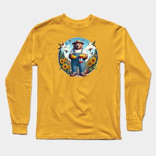 Hummingbird Daddy Bear Long Sleeve T-Shirt